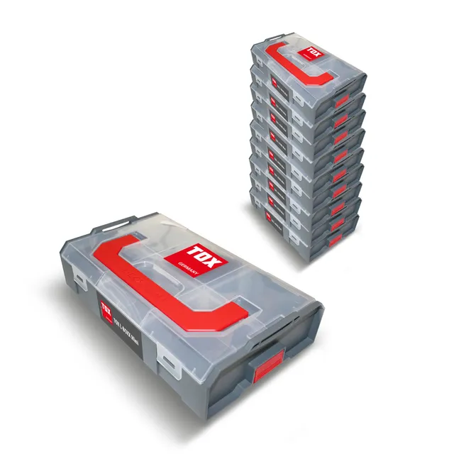 tox-l-boxx-mini-sortimentskoffer-set-3-st-ck-stapelbar-6-f-cher image 1