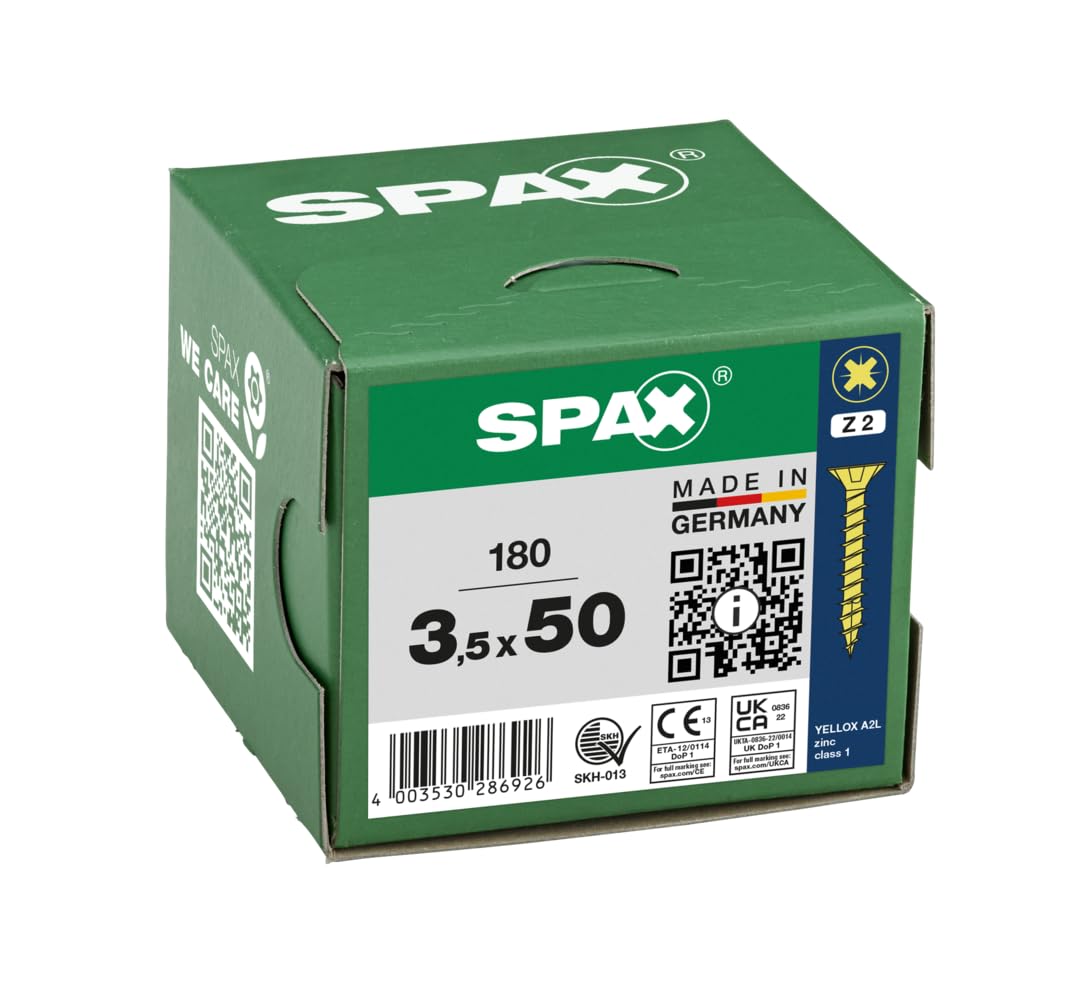 spax-universalschraube-3-5-x-50-mm-180-st-vollgewinde-senkkopf-z2-4cut-yellox image 8