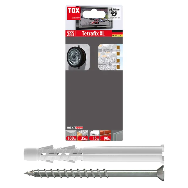 tox-tetrafix-xl-8x80-mm-allzweck-rahmend-bel-mit-schraube-4-st-ck image 1