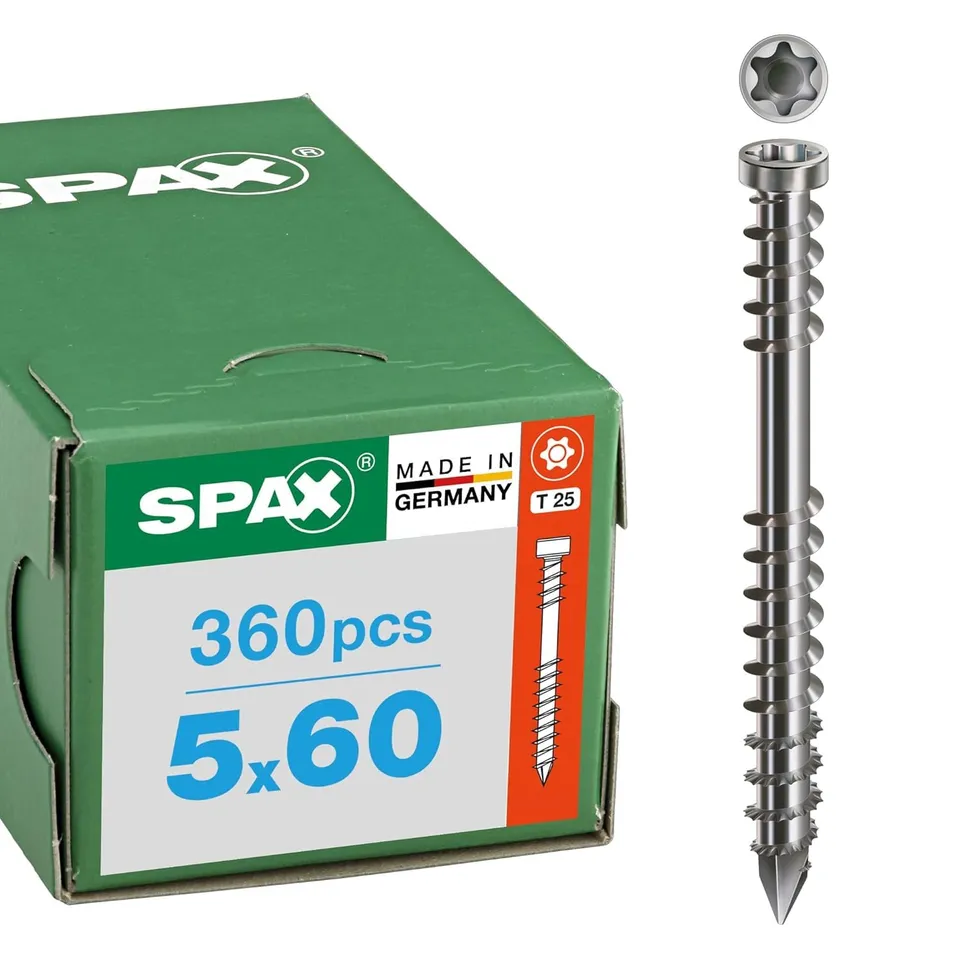 spax-terrassenschraube-5-x-60-mm-edelstahl-a2-zylinderkopf-t25-360-stueck image 1