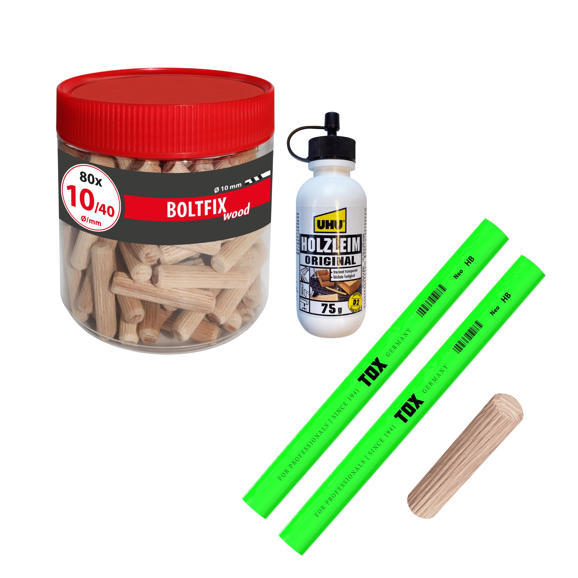 tox-boltfix-wood-10-40-holzd-bel-set-aus-buche-80-st-ck-in-runddose-2-zimmermann image 1