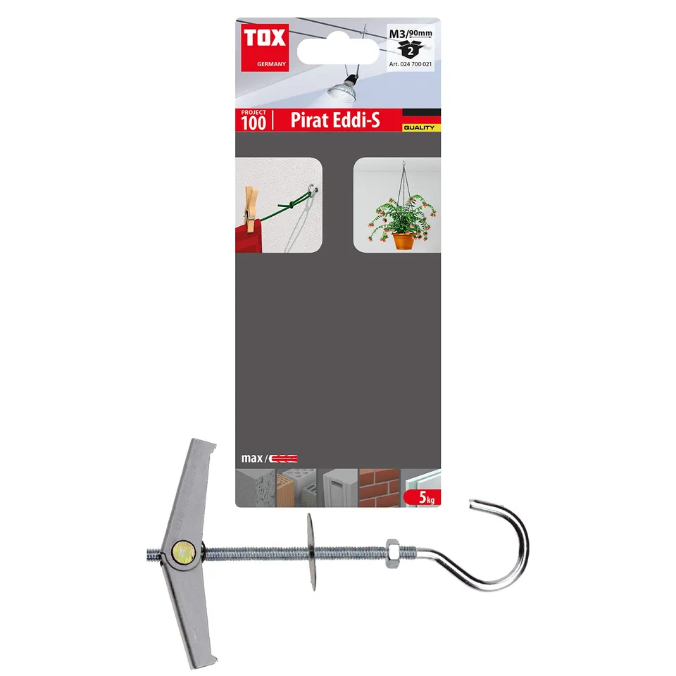 tox-pirat-eddi-s-federklappd-bel-m3-mit-haken-2-st-ck-hohlraumd-bel-verzinkt image 1