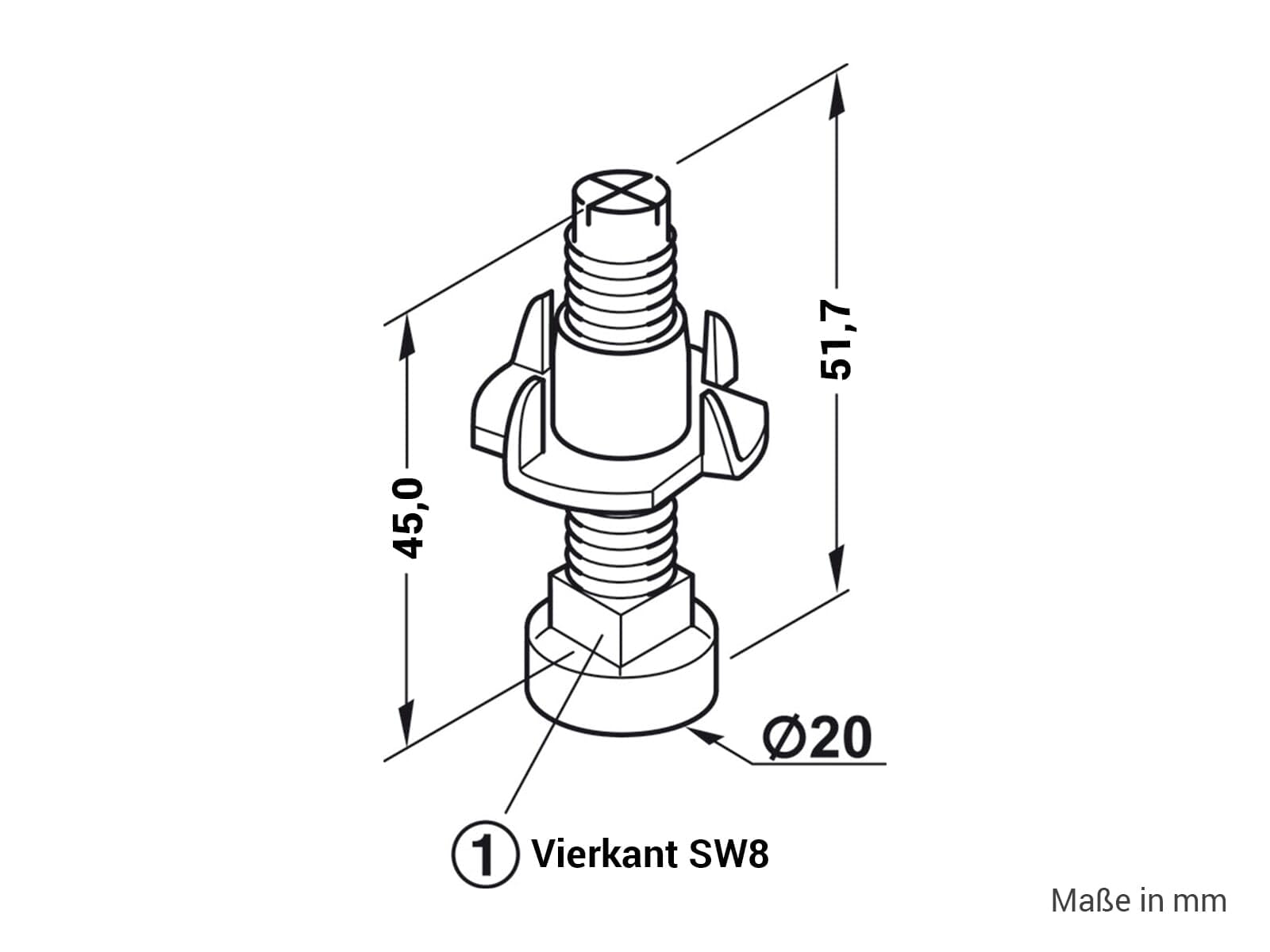 h-fele-verstellschraube-m8-x-45-mm-637-05-001-mit-einschlagmutter image 4