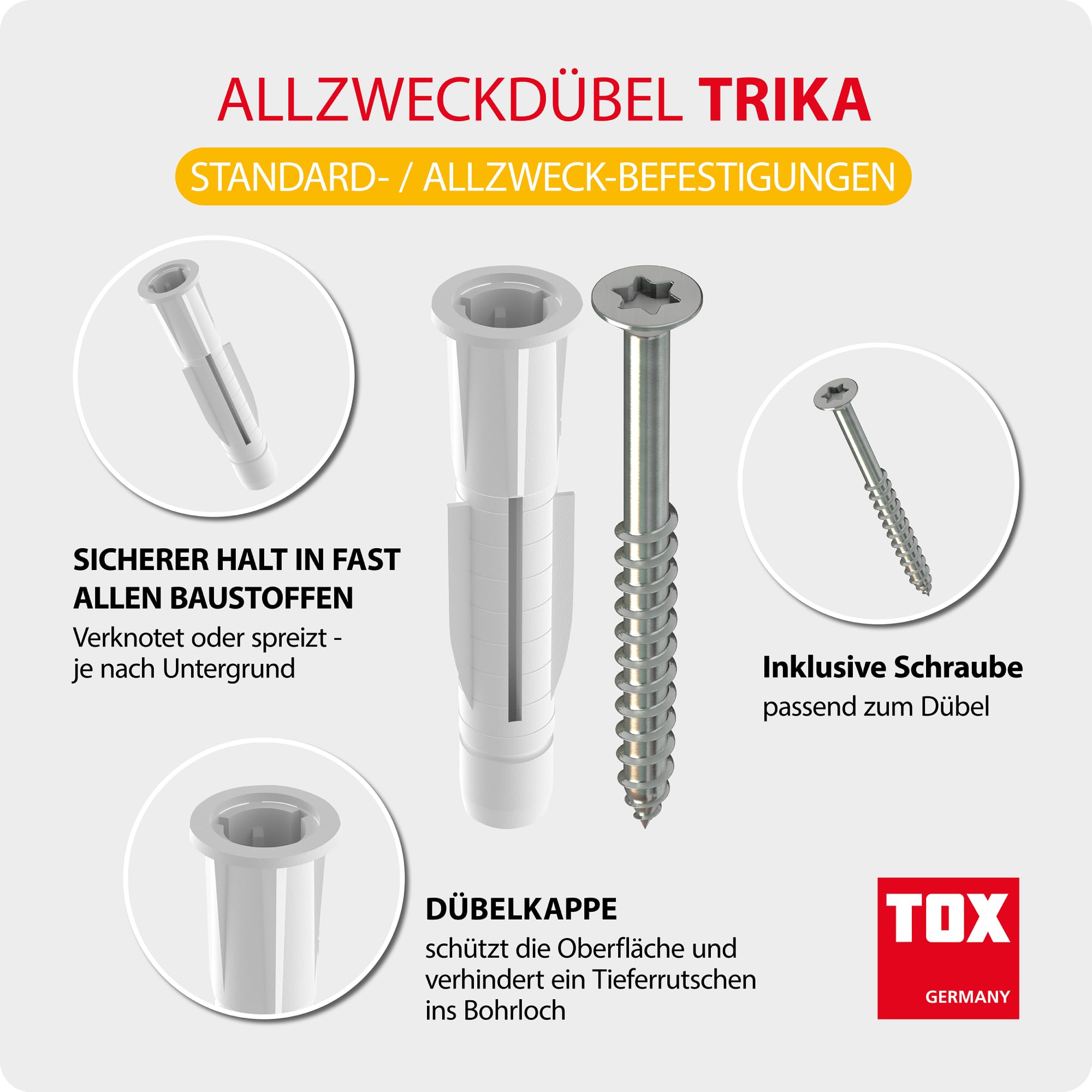 tox-trika-allzweckd-bel-set-65-tlg-schrauben-5-tlg-steinbohrersatz-011909046 image 2