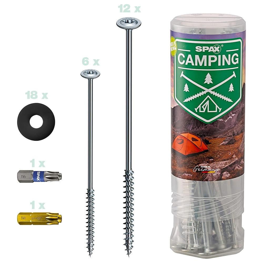spax-campingset-zeltschrauben-18-teilig-8x220-6x160-mm-mit-scheiben-und-lampe image 7