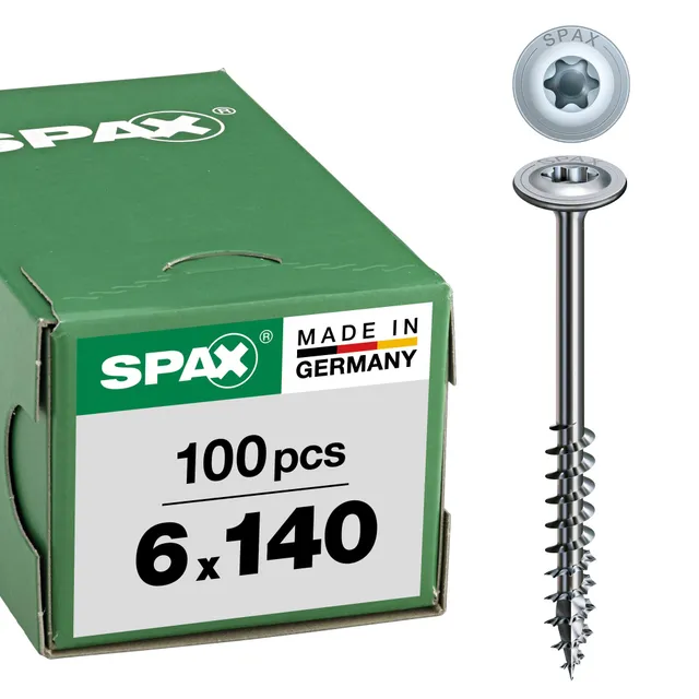 spax-holzbauschraube-6-0x140-mm-tellerkopf-t-star-plus-wirox-100-st-ck image 1