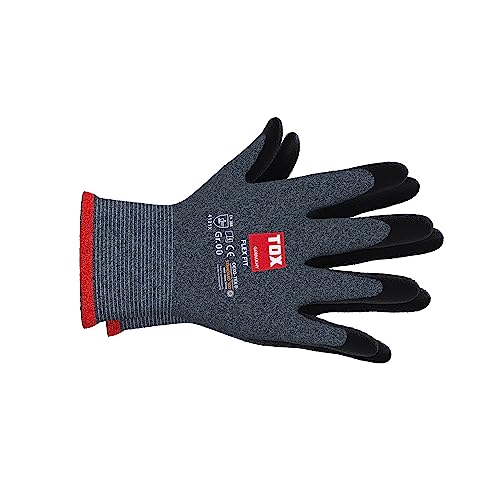 tox-flex-fit-montagehandschuhe-gr-e-8-grau-schwarz-nylon-mit-nitril-5-paar image 7