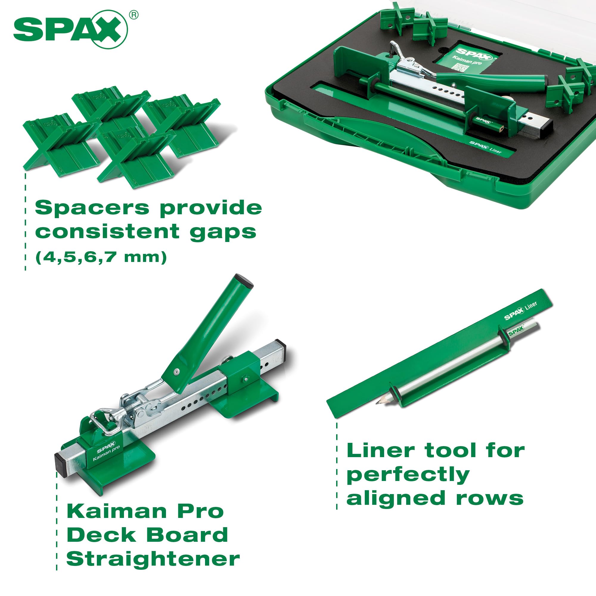 spax-kaiman-pro-brettrichter-f-r-terrassendielen-inkl-liner-fugenlehren image 2