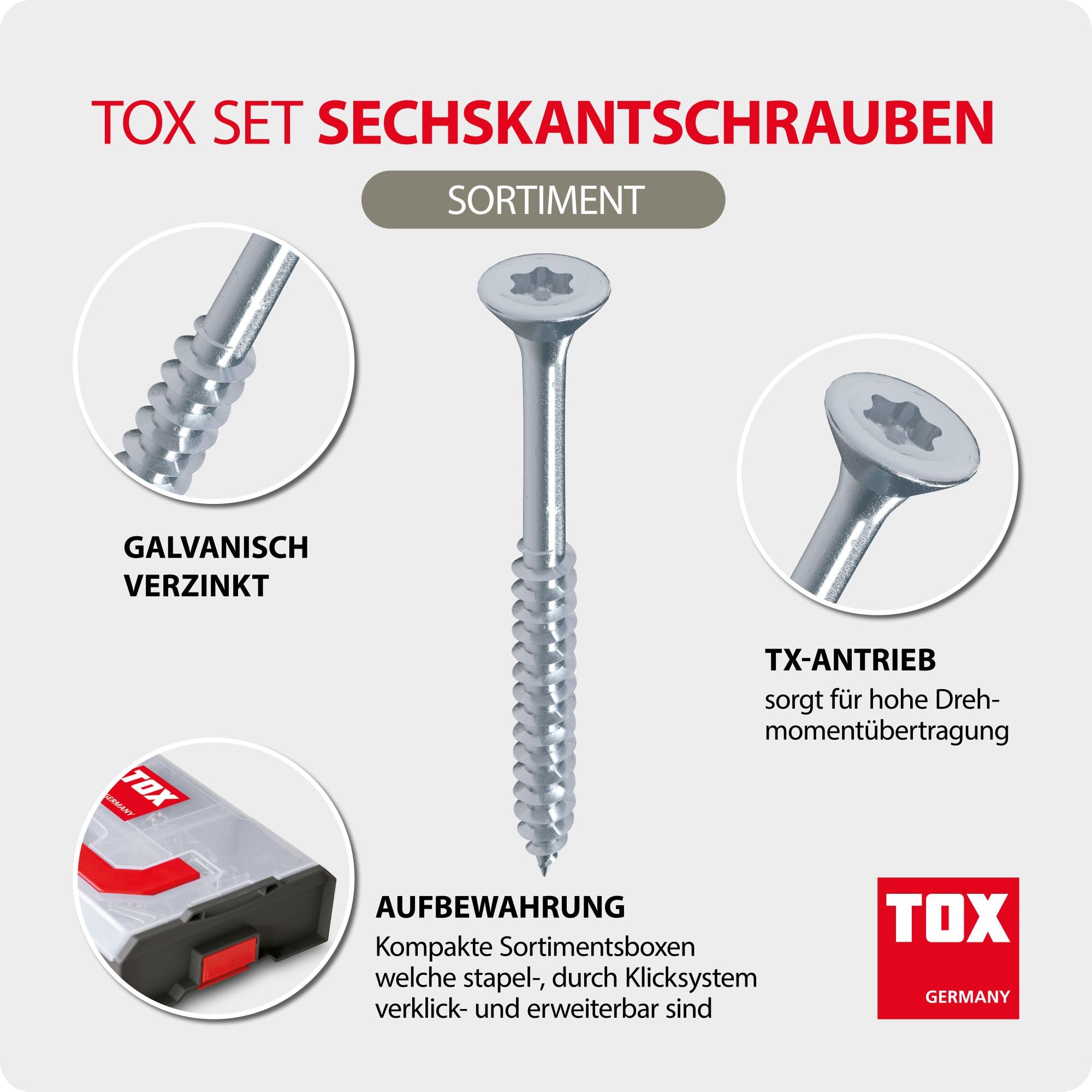tox-l-boxx-mini-spanplattenschrauben-set-3-und-3-5-mm-700-teilig-mit-tx-antrieb- image 2