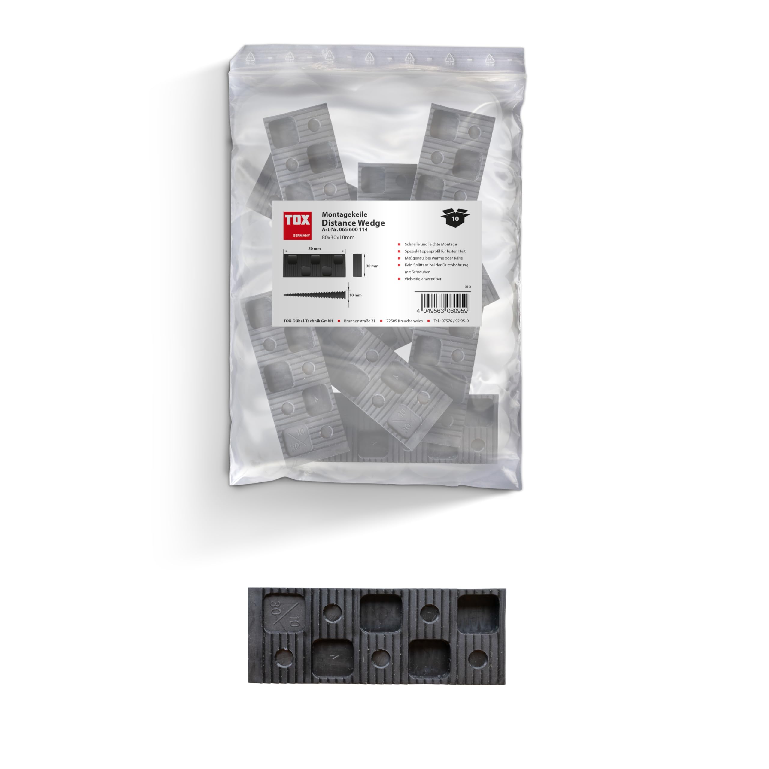 tox-montagekeile-distance-wedge-90-x-45-x-15-mm-10-st-ck image 6