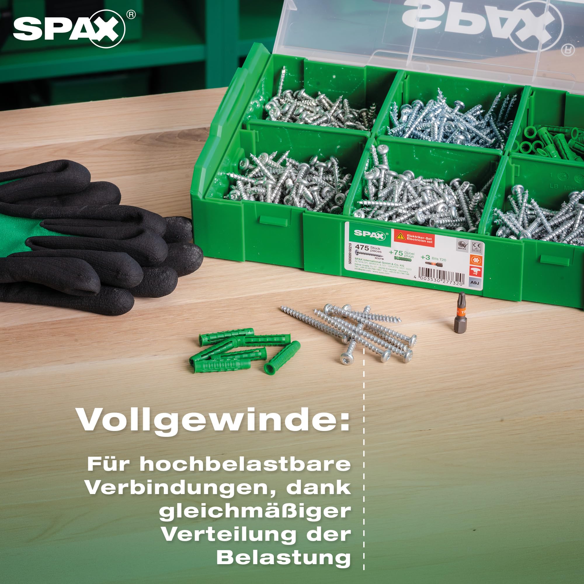 spax-elektriker-set-l-boxx-mini-553-teilig-halbrundkopfschrauben-d-bel-bits image 3