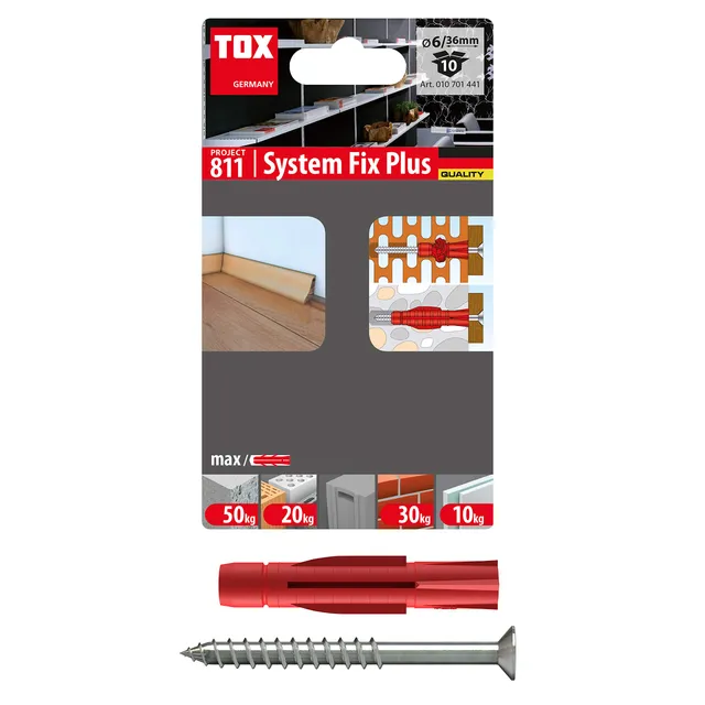 tox-system-fix-plus-parkett-regalschienenbefestigung-10-st-ck image 1