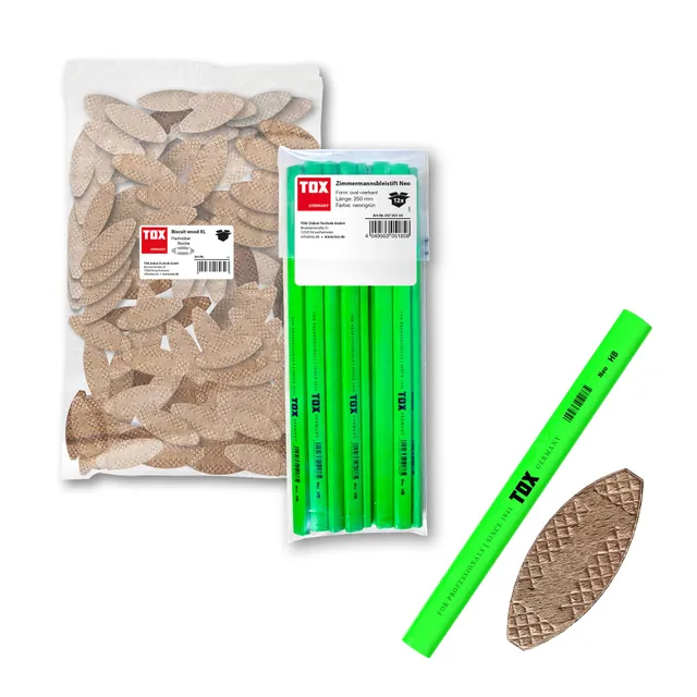 tox-biscuit-wood-xl-p20-flachd-bel-set-aus-buche-250-st-ck-12-zimmermannsbleisti image 1