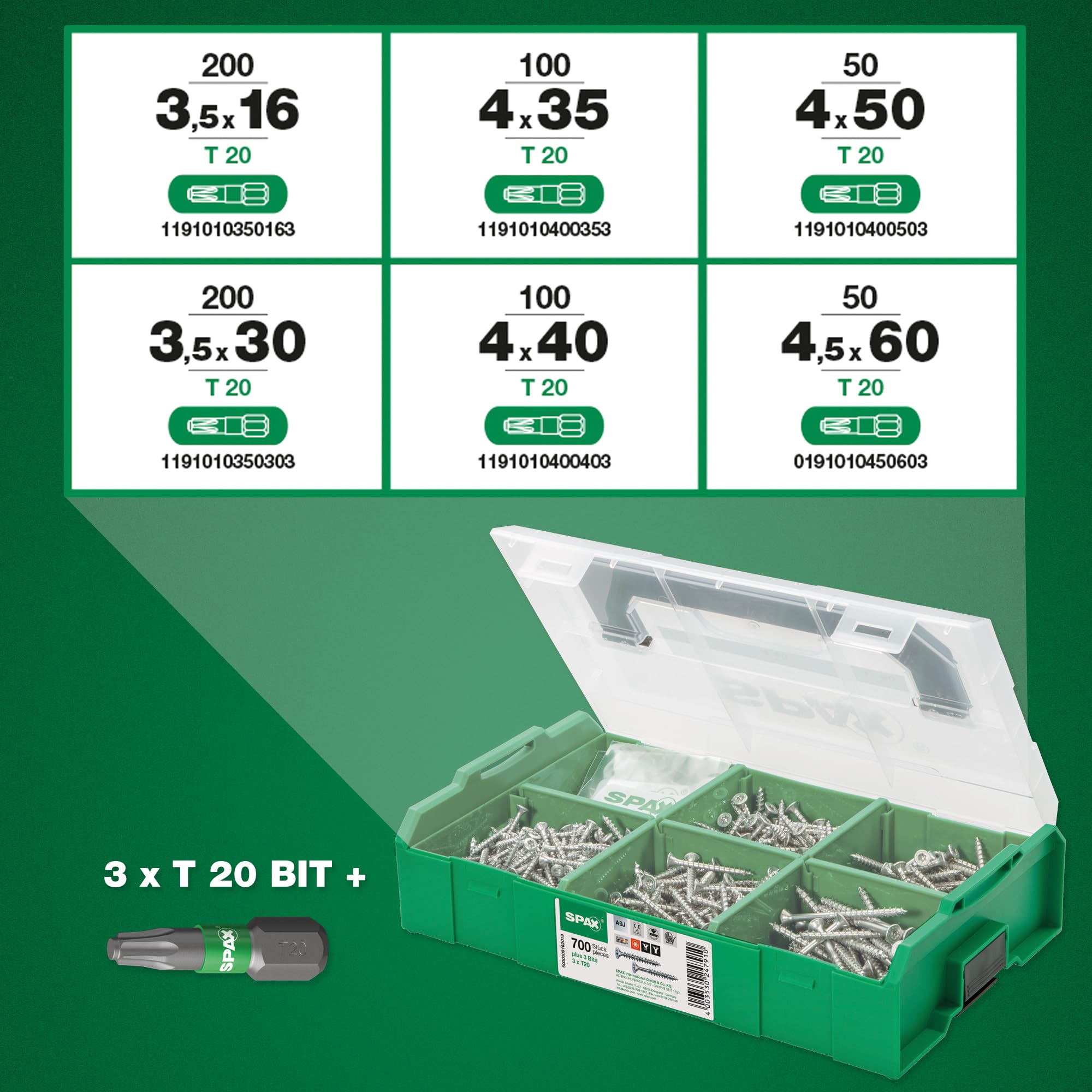 spax-montagekoffer-l-boxx-mini-wirox-700-teilig-mit-handschuhen image 3