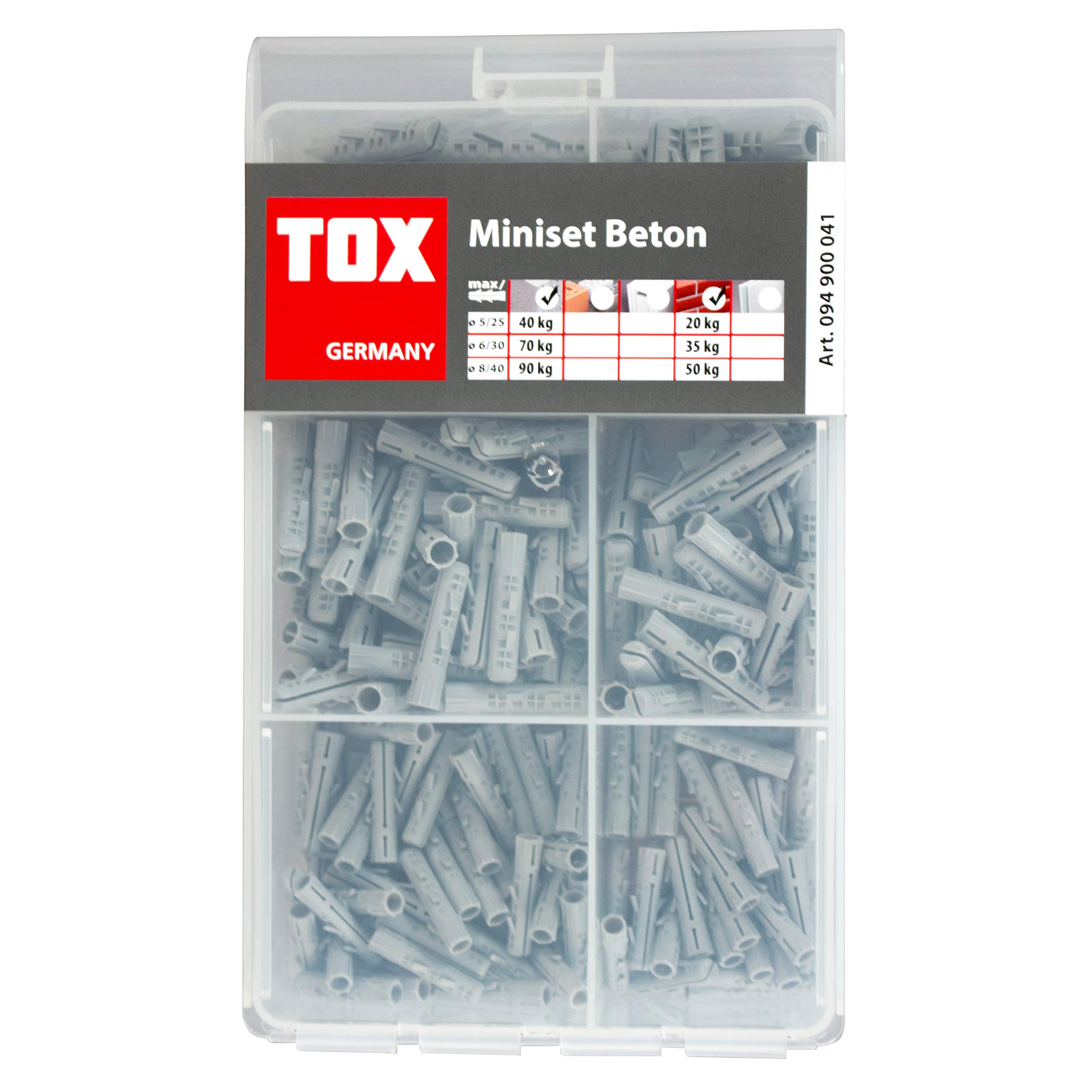 tox-miniset-beton-barracuda-5-6-8-mm-spreizd-bel-sortiment-245-teilig image 3