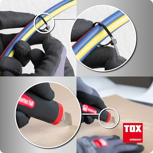 tox-cabl-clip-kabelbinder-set-300-teilig-2-5x100-140-200mm-cuttermesser image 7