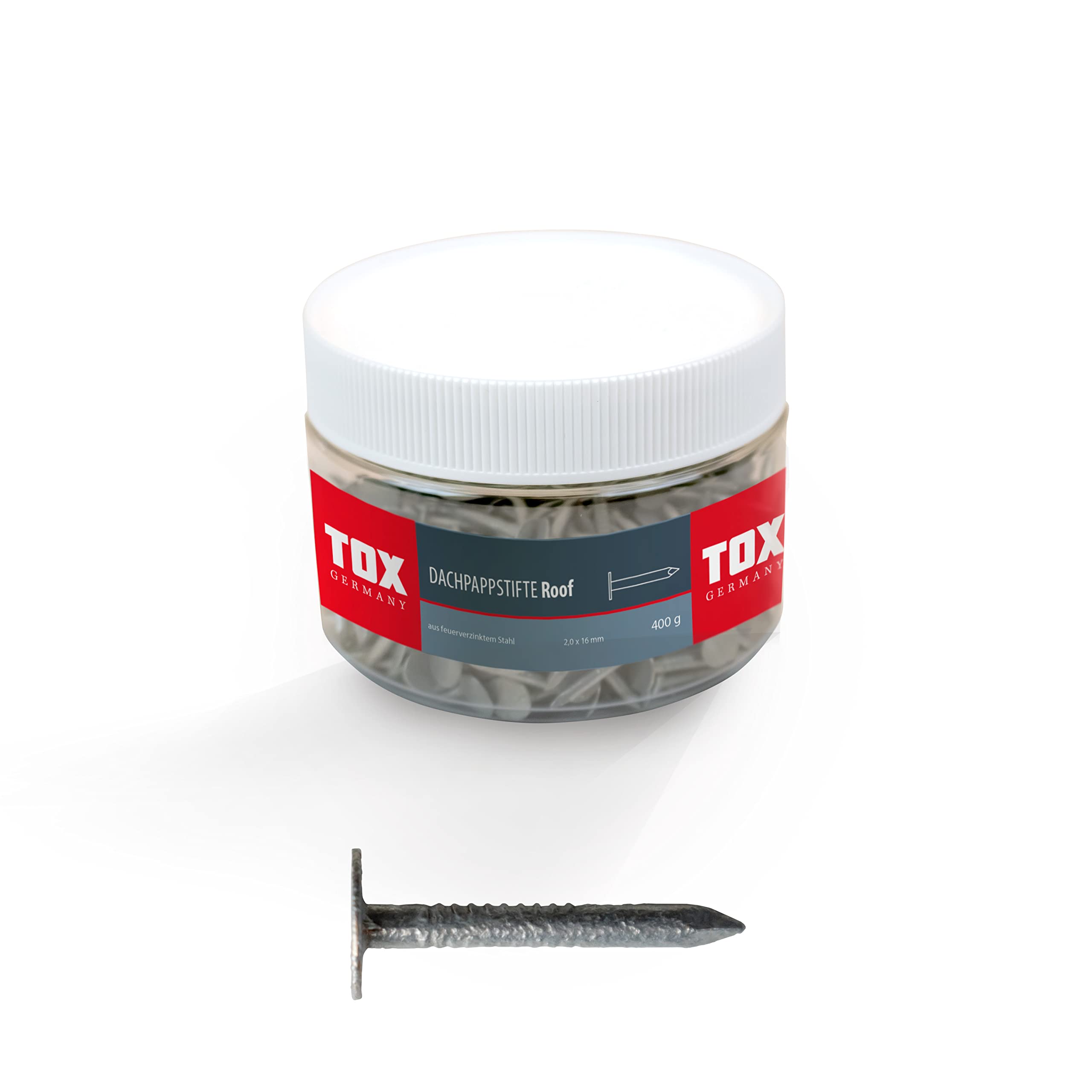 tox-roof-dachpappstifte-2-8-x-30-mm-feuerverzinkt-400-g-200-st-ck image 1