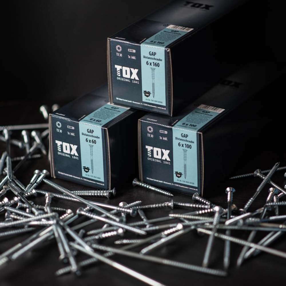 tox-distanzschrauben-gap-6-0-x-110-mm-verzinkt-tx30-100-stueck image 7