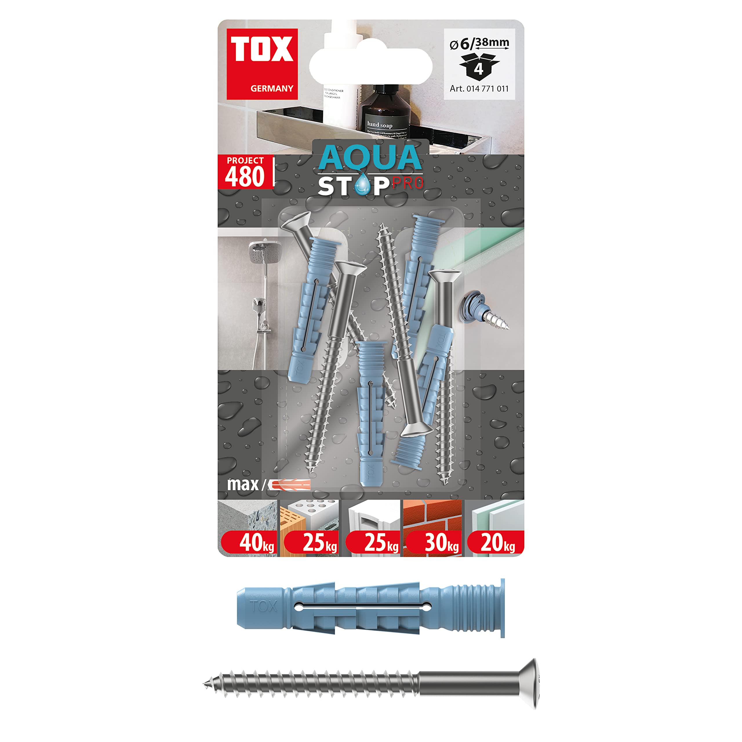 tox-aqua-stop-pro-6-38-s-abdichtender-d-bel-mit-edelstahlschraube-40-st-ck image 8