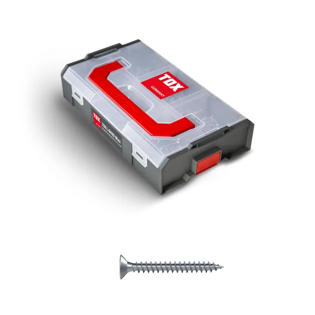 tox-l-boxx-mini-spanplattenschrauben-sortiment-tx-3-3-5-mm-700-teilig image 1