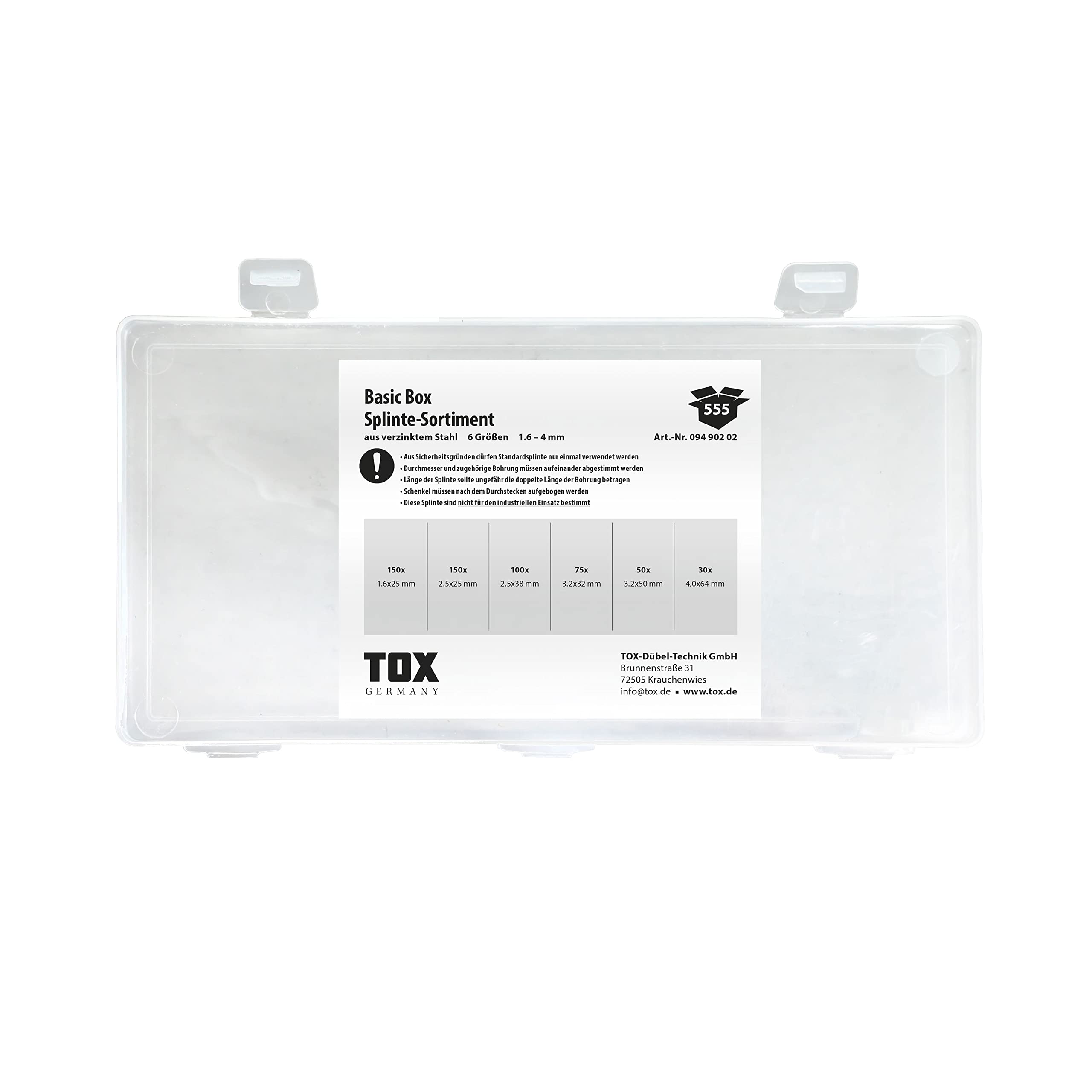 tox-splinte-sortiment-verzinkter-stahl-1-6-4-0-mm-555-tlg-in-box image 4