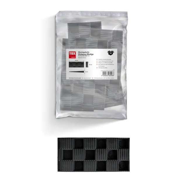 tox-montagekeile-distance-wedge-90-x-45-x-15-mm-10-st-ck image 1