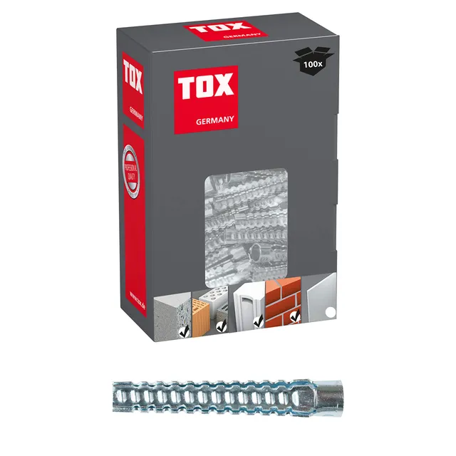 tox-tiger-6-32-metallkrallend-bel-verzinkt-100-st-ck image 1