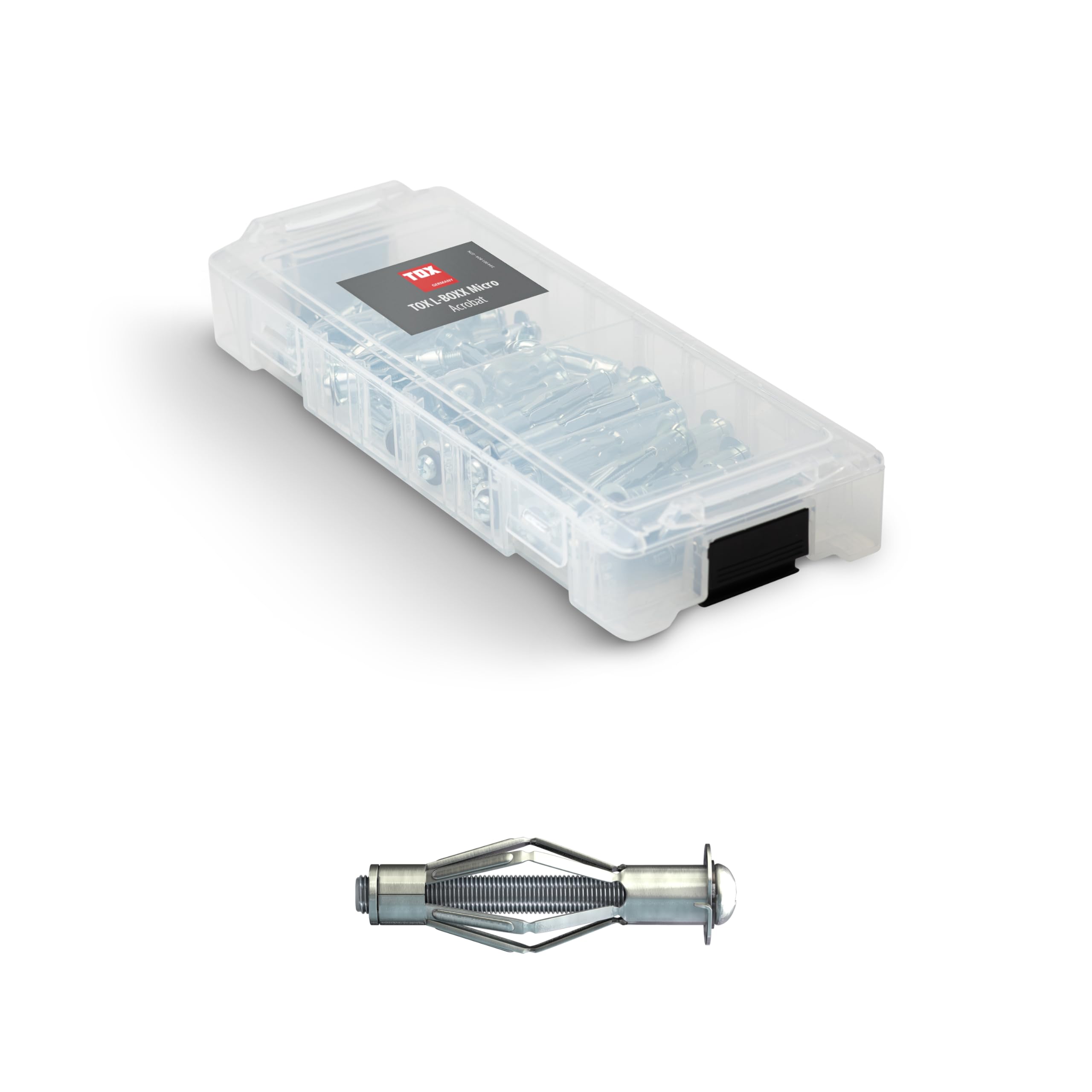 tox-l-boxx-micro-acrobat-hohlraumd-bel-set-34-tlg-m4-m6 image 1