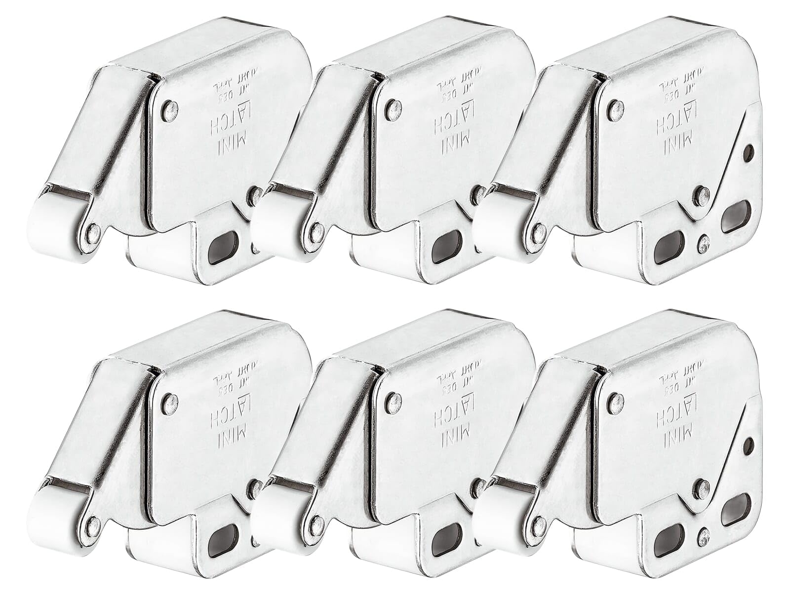 h-fele-mini-latch-federschnapp-verschluss-245-54-701-6er-pack-zum-schrauben image 1