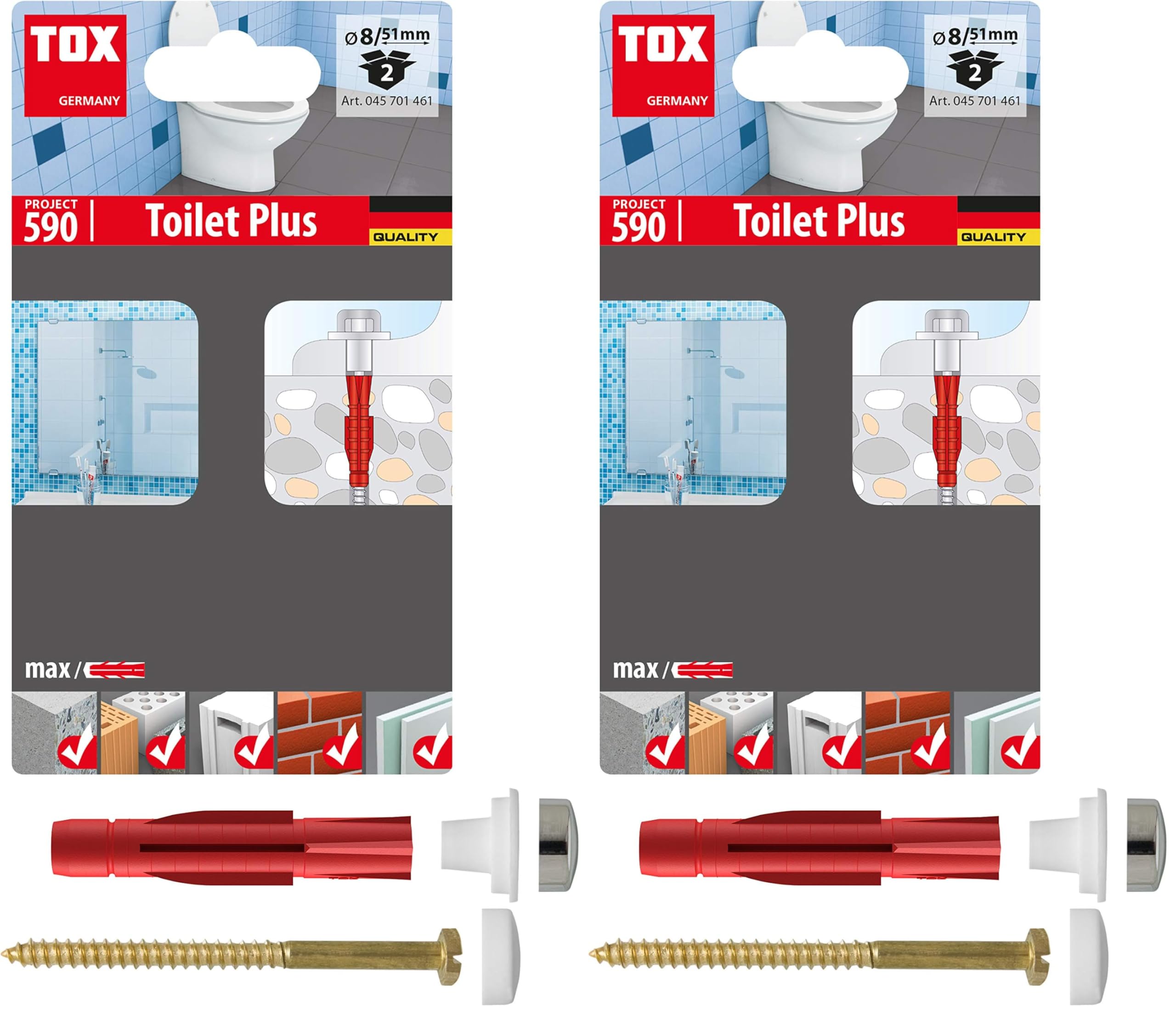 tox-toilet-plus-stand-wc-befestigung-tri-8x51-messing-6x85-2-st-ck image 6