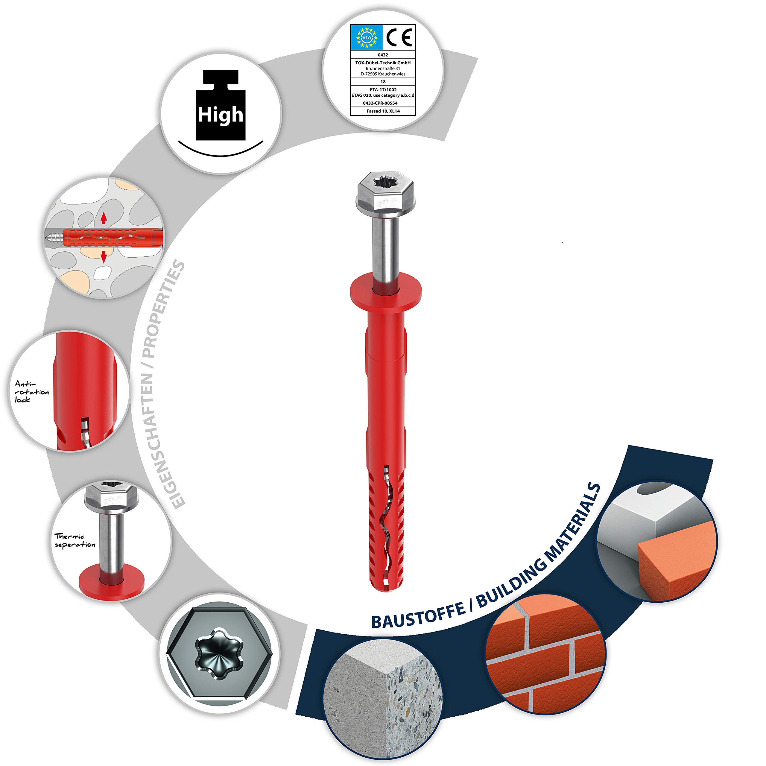 tox-fassad-xl-rahmend-bel-14-x-280-mm-mit-schraube-25-st-ck image 3