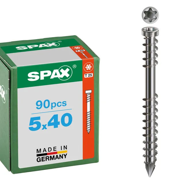 spax-terrassenschraube-5x40-mm-zylinderkopf-t25-edelstahl-a2-90-st-ck image 1