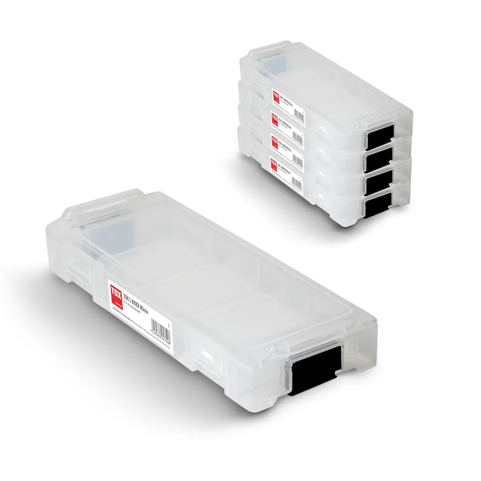 tox-l-boxx-micro-sortimentskoffer-5er-set-transparent image 1