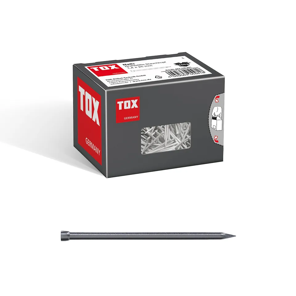 tox-nails-1-4-x-25-mm-drahtstifte-stauchkopf-400-g image 1