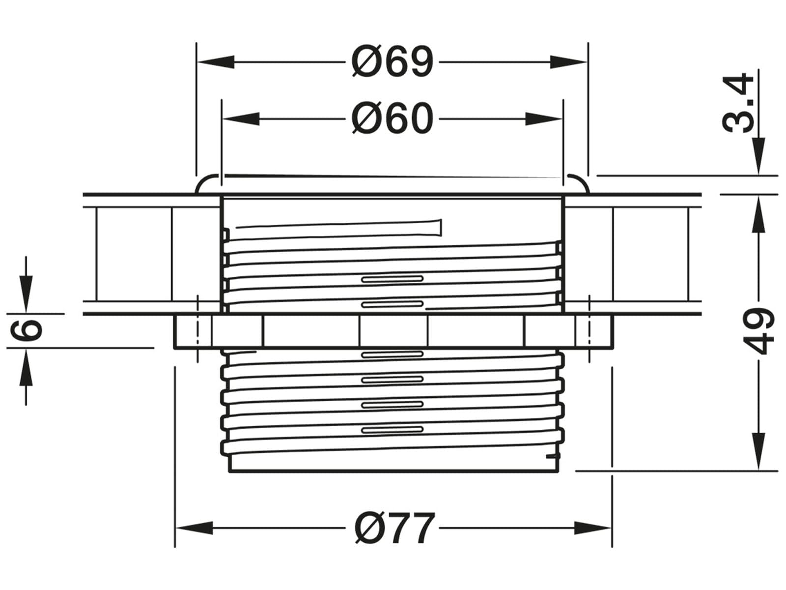 h-fele-820-52-714s1-steckdosen-element-solo-schuko-edelstahlfarben-schwarz-2-st- image 4
