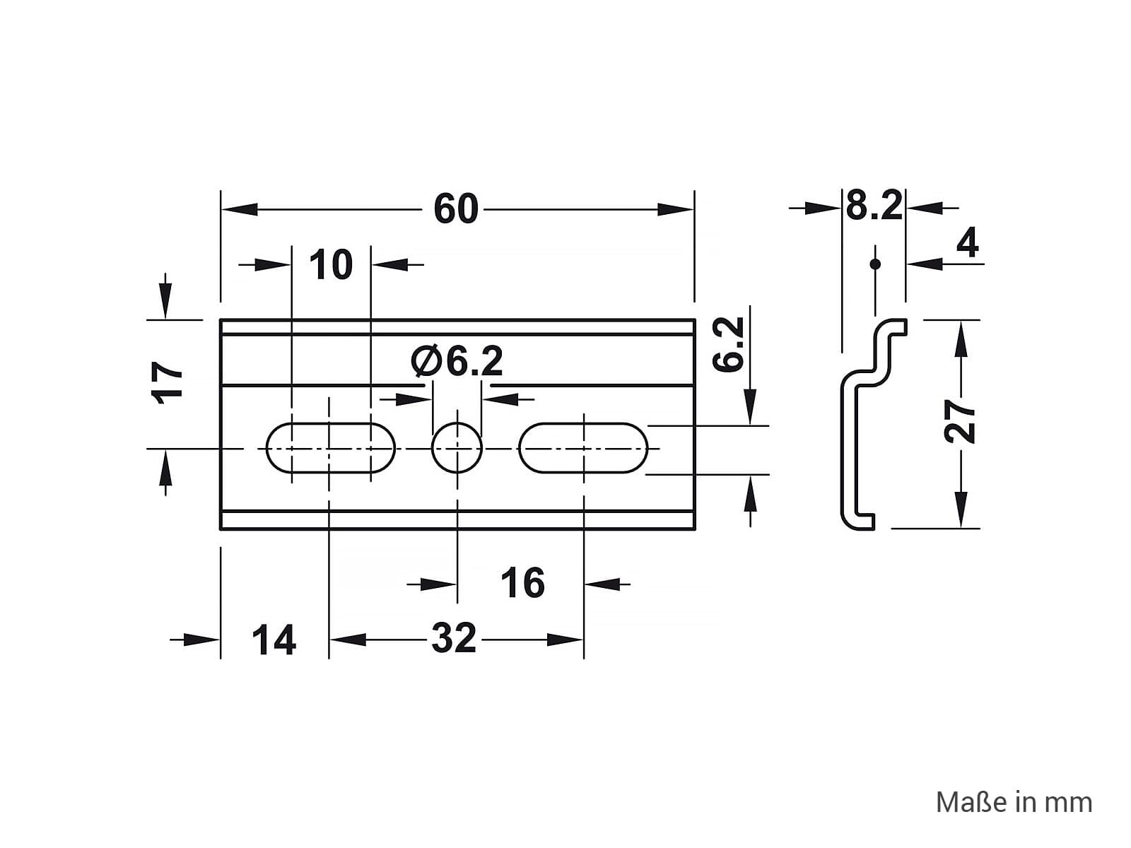 h-fele-290-40-989-tr-gerplatte-60-mm-stahl-mit-aush-ngesicherung-zum-schrauben image 4