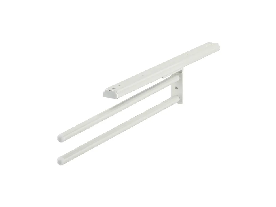 h-fele-510-50-725-handtuchhalter-mit-2-stangen-450-mm-wei-320-mm-ausziehbar-90-s image 1