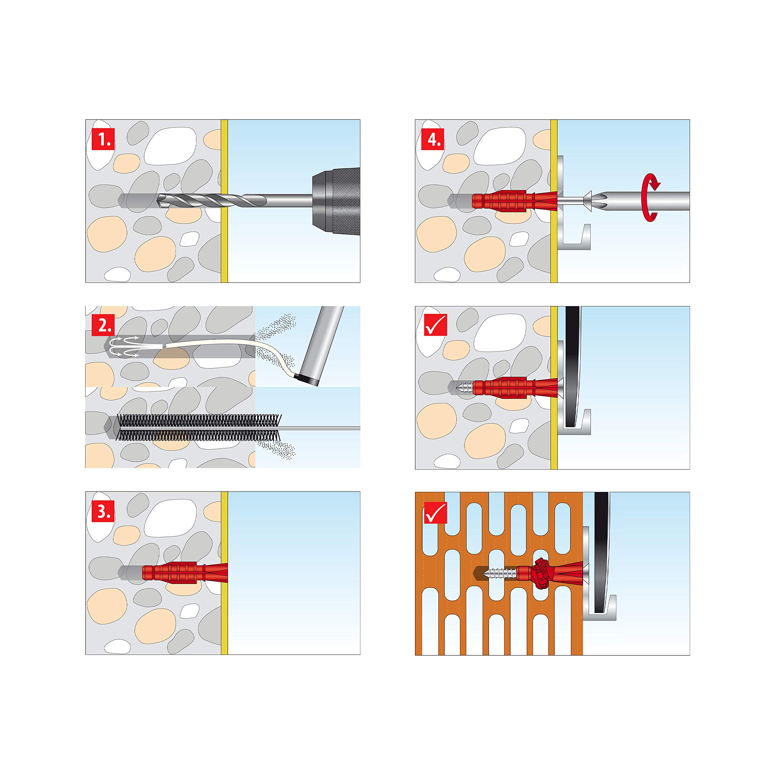 tox-spiegelbefestigung-look-set-mit-tri-5x31-mm-d-bel-und-schrauben-4-0x40-mm image 4