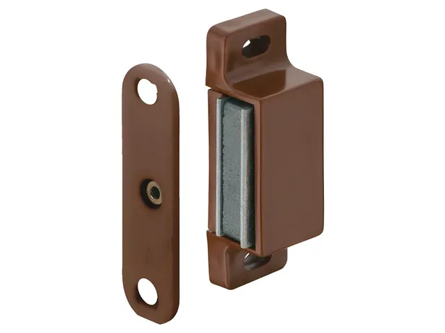 h-fele-246-29-116-magnetverschluss-m-bel-magnet-4-5-kg-kunststoff-braun-zum-schr image 1