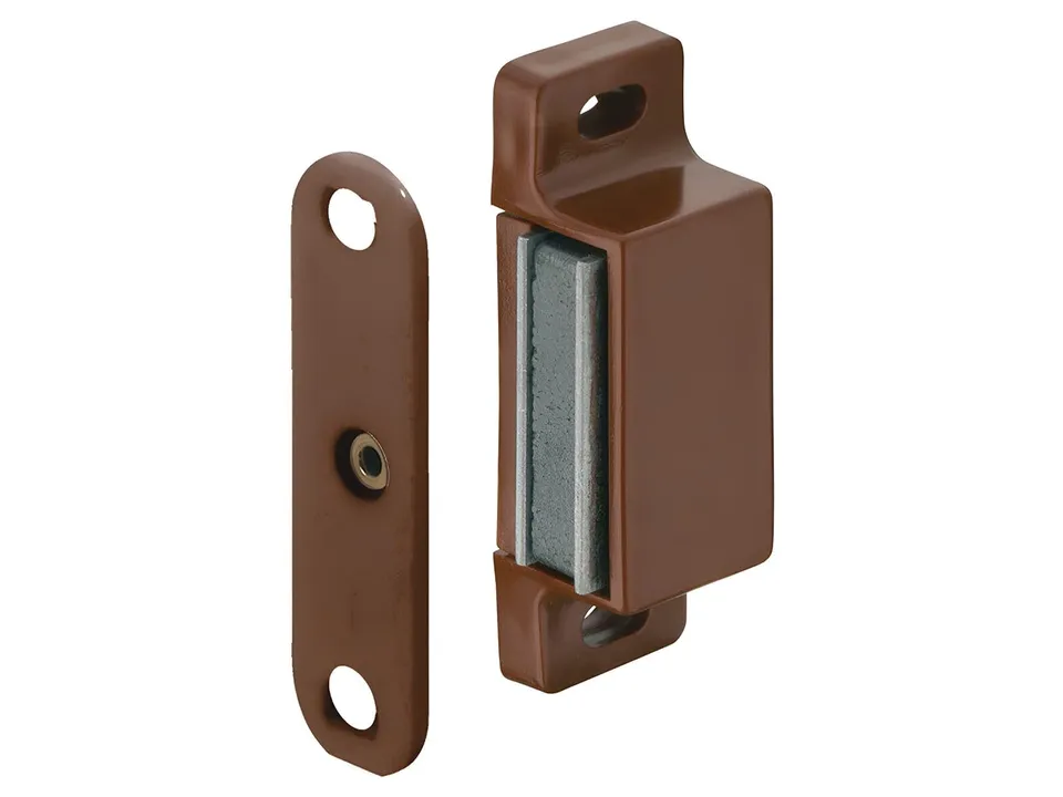 h-fele-246-29-116-magnetverschluss-m-bel-magnet-4-5-kg-kunststoff-braun-zum-schr image 1