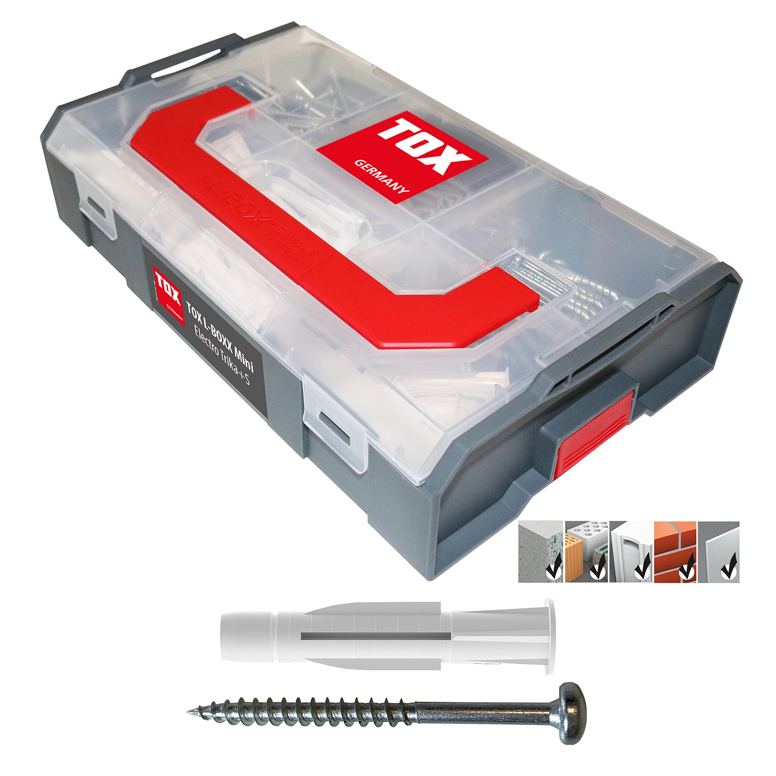 tox-l-boxx-mini-electro-trika-s-sortiment-232-teilig image 1