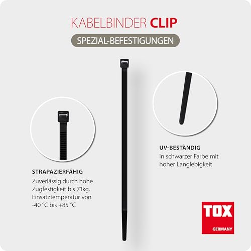 tox-cabl-clip-kabelbinder-set-300-teilig-2-5x100-140-200mm-cuttermesser image 6