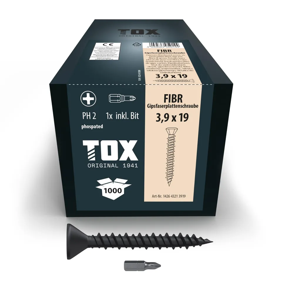 tox-fibr-gipsfaserplattenschrauben-3-9-x-19-mm-1-000-st-ck image 1