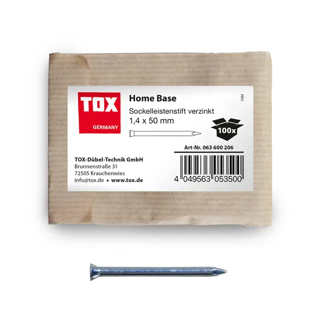 tox-home-base-sockelleistenstifte-1-4-x-50-mm-100-stk image 1