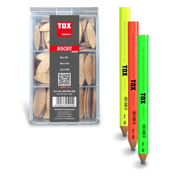 tox-miniset-biscuit-wood-100-tlg-p0-p10-p20-zimmermannsbleistifte-neo image 1