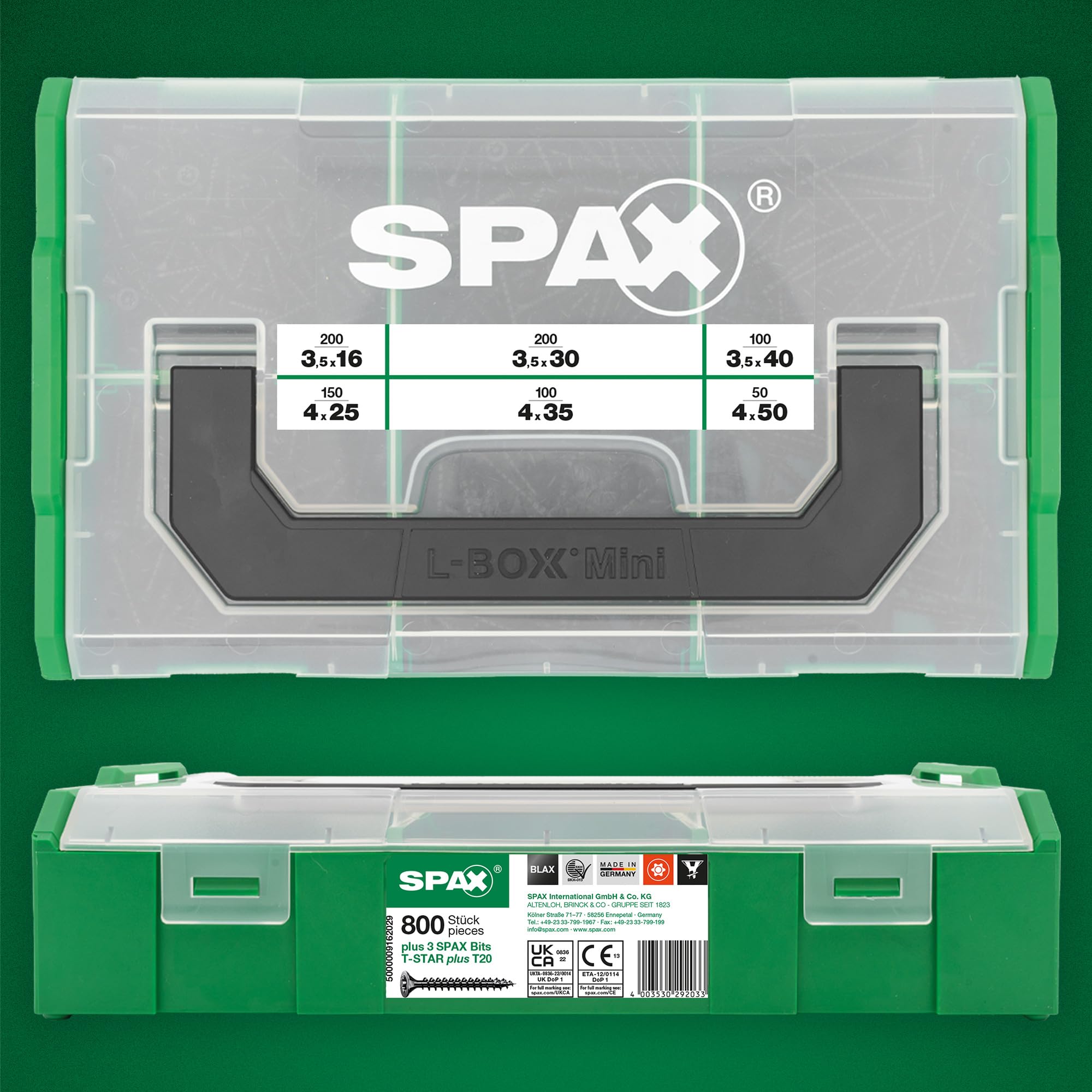spax-montagekoffer-l-boxx-mini-blax-800-universalschrauben-schwarz-3x-t20 image 3