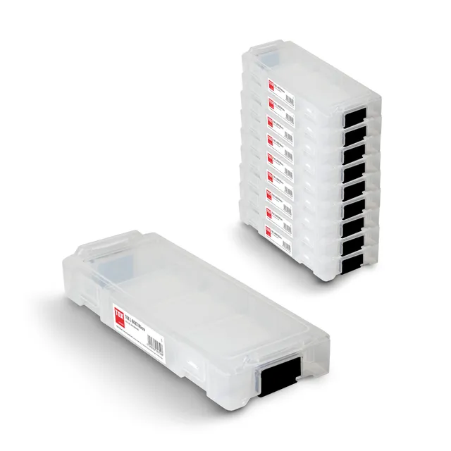 tox-l-boxx-micro-sortimentskoffer-transparent-8-f-cher-10er-set image 1