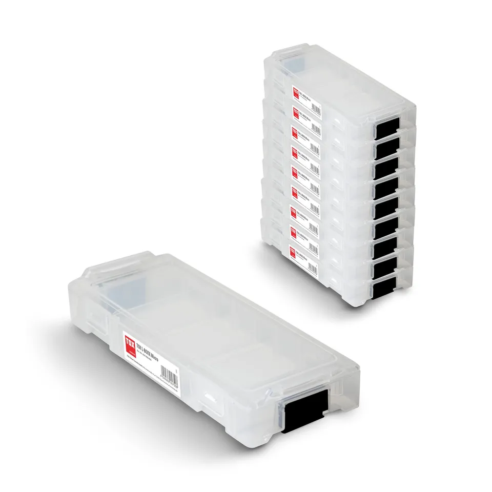tox-l-boxx-micro-sortimentskoffer-transparent-8-f-cher-10er-set image 1