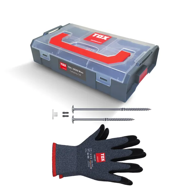 tox-l-boxx-mini-camping-set-zeltschrauben-39-tlg image 1