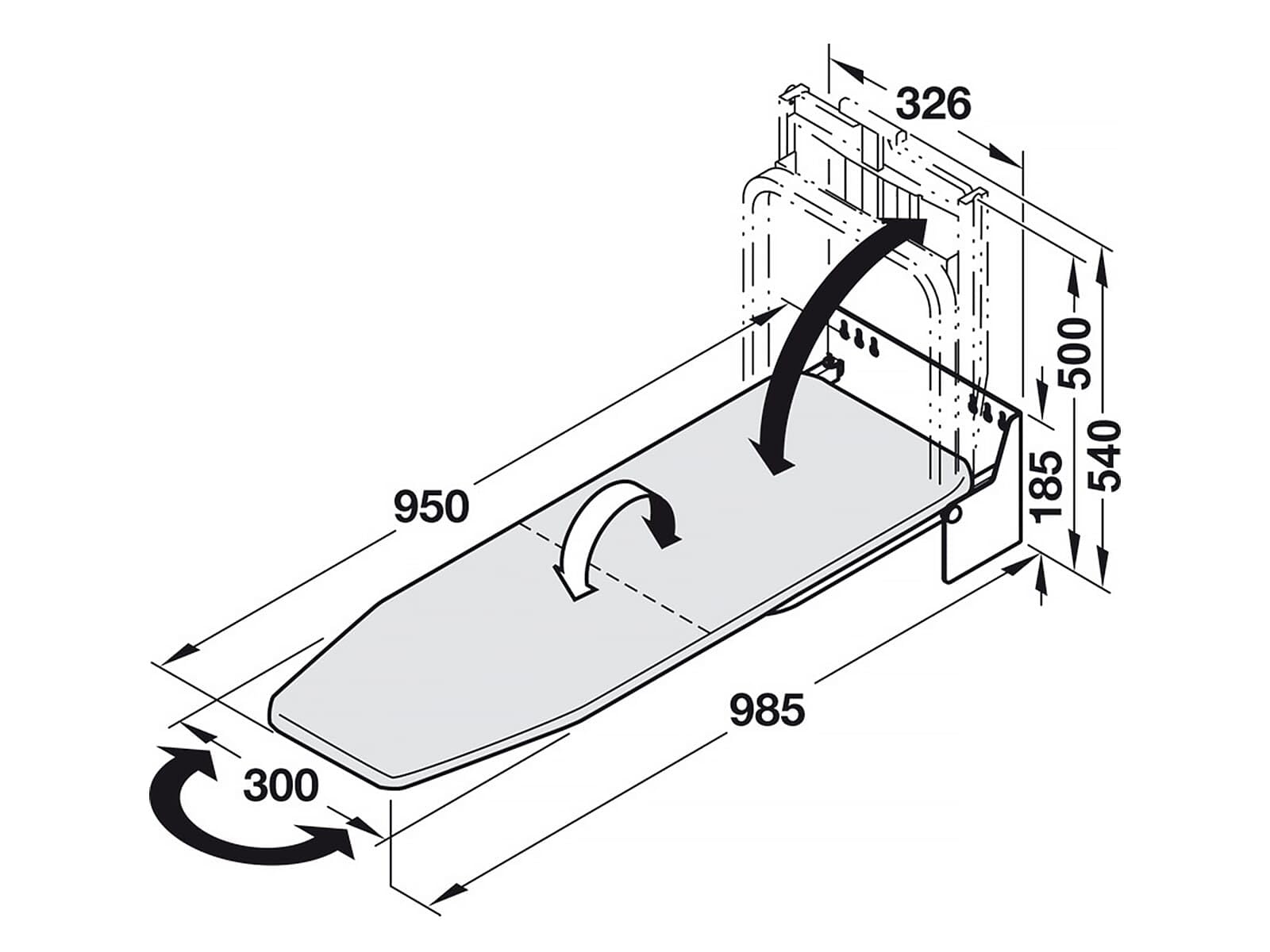 h-fele-ironfix-b-gelbrett-f-r-wandmontage-568-66-723-stahl-wei-drehbar image 6